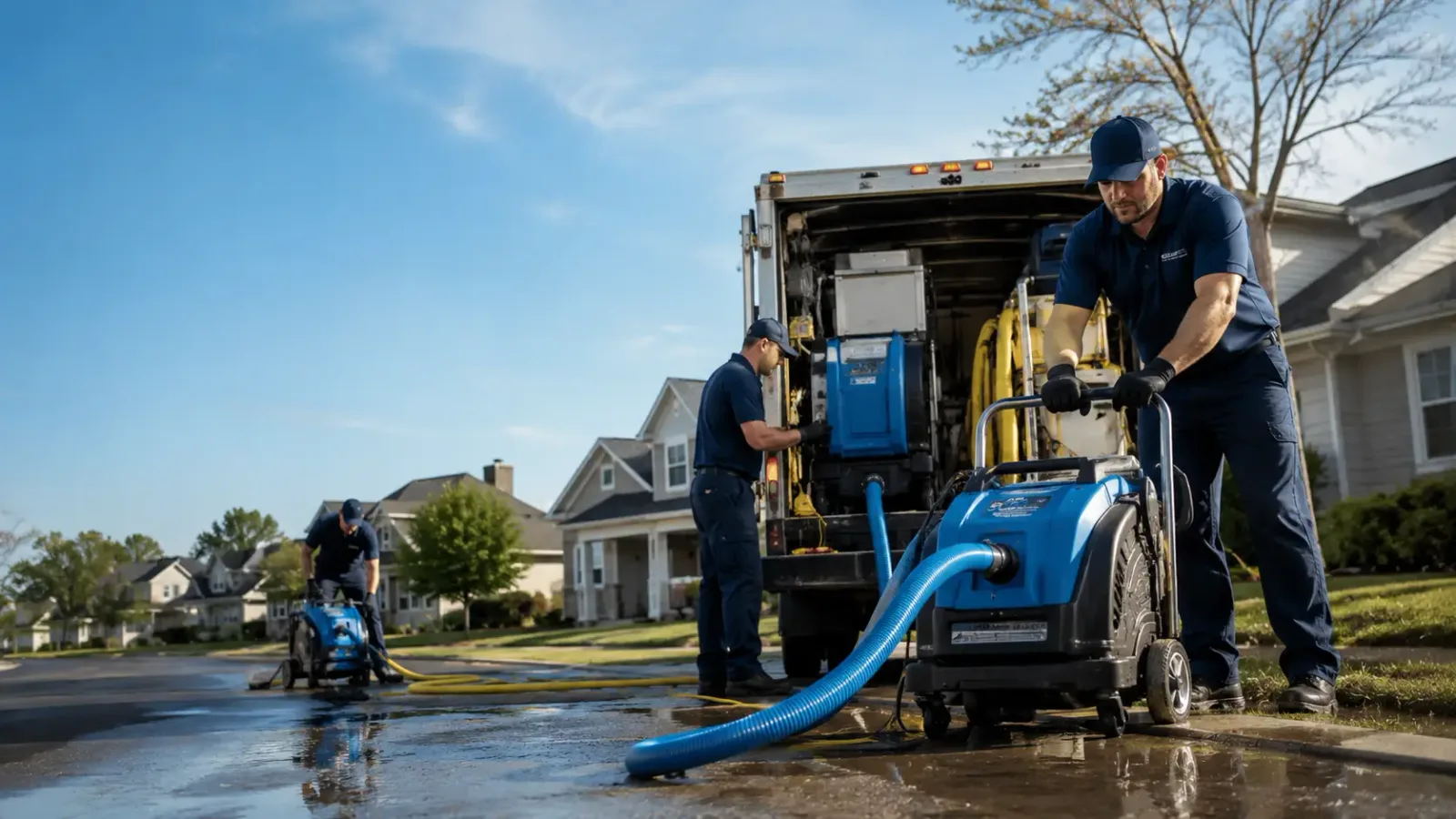 Flood Damage Cleanup in Village Mills, TX
